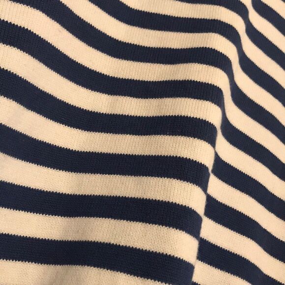 NWT Eddie Bauer Blue & White Stripe Sweater XS P - Picture 7 of 10
